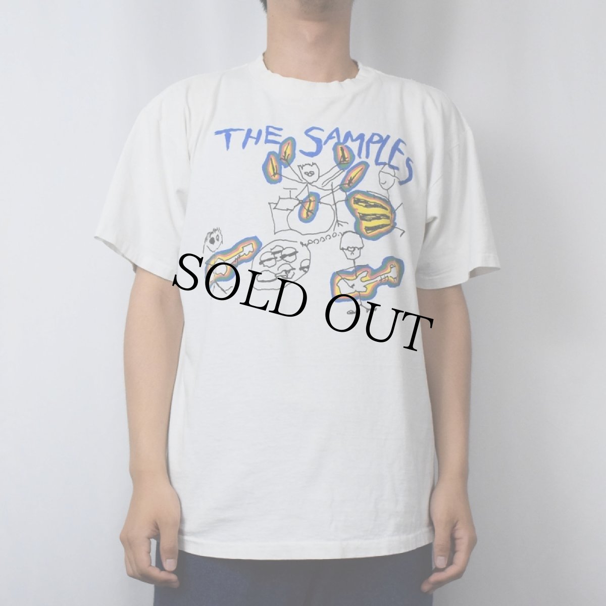 画像2: 90's THE SAMPLES ロックバンドプリントTシャツ XL (2)
