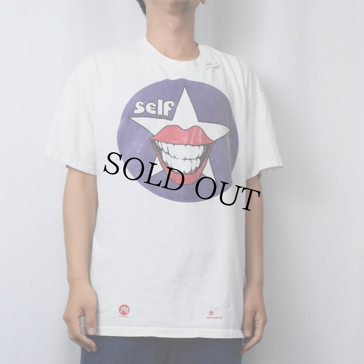 画像2: Self オルタナティブポップロックバンド プリントTシャツ XL (2)