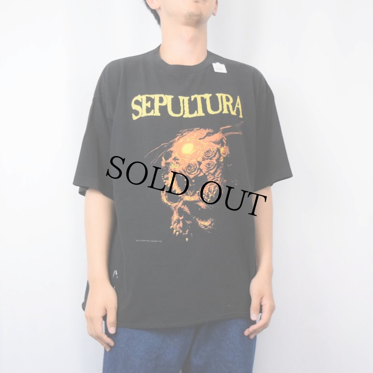 画像2: SEPULTURA ヘヴィメタル・バンド プリントTシャツ BLACK (2)