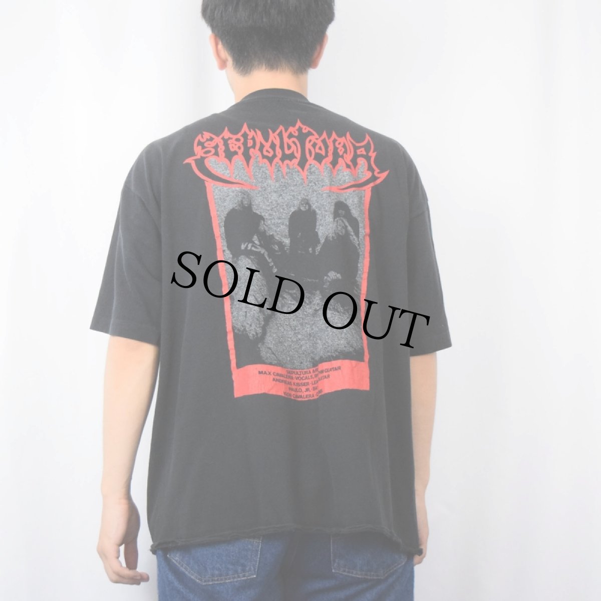 画像3: SEPULTURA ヘヴィメタル・バンド プリントTシャツ BLACK (3)
