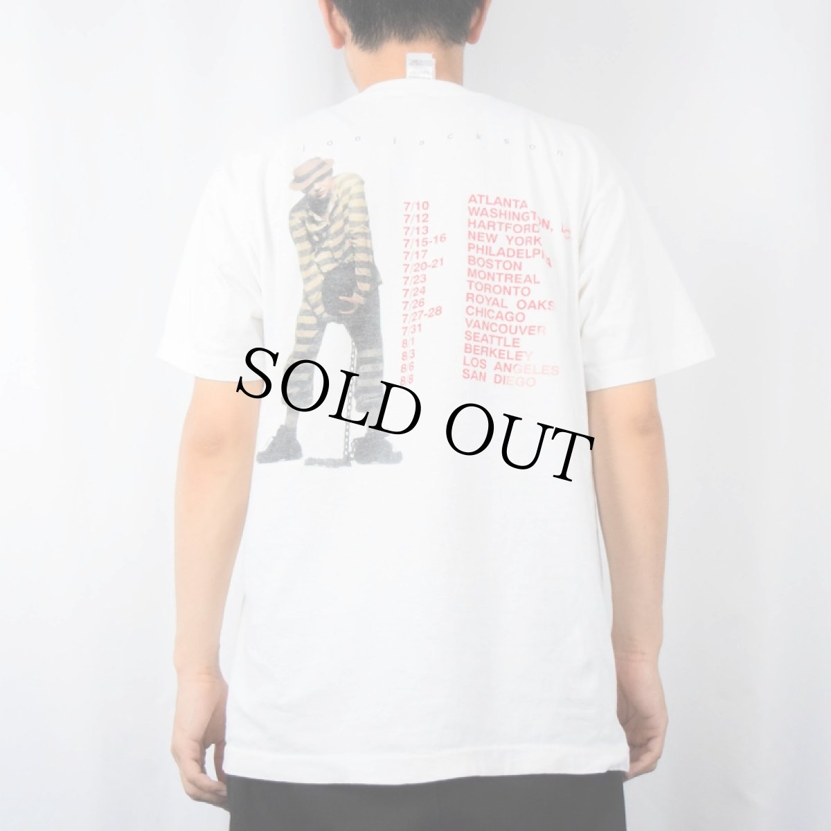 画像4: 90's Joe Jackson USA製 "Laughter & Lust" ミュージシャン アルバムプリントTシャツ XL (4)