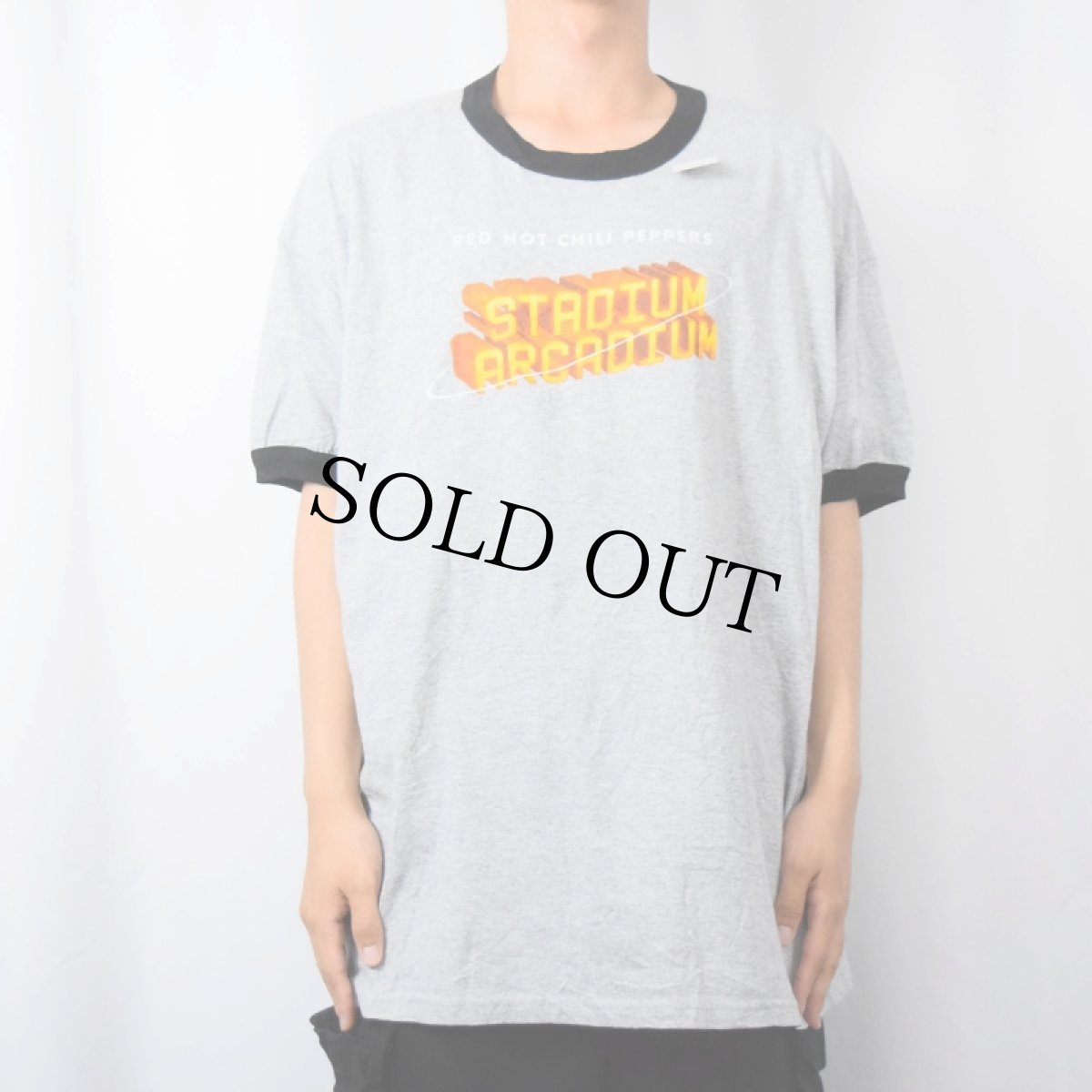 画像2: RED HOT CHILI PEPPERS "STADIUM ARCADIUM" ロックバンド スタジオアルバム リンガーTシャツ (2)