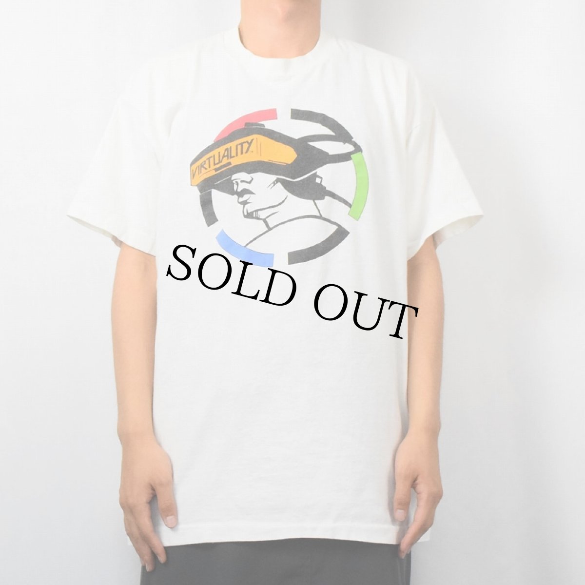 画像2: 90's VIRTUALITY USA製 企業プリントTシャツ XL (2)