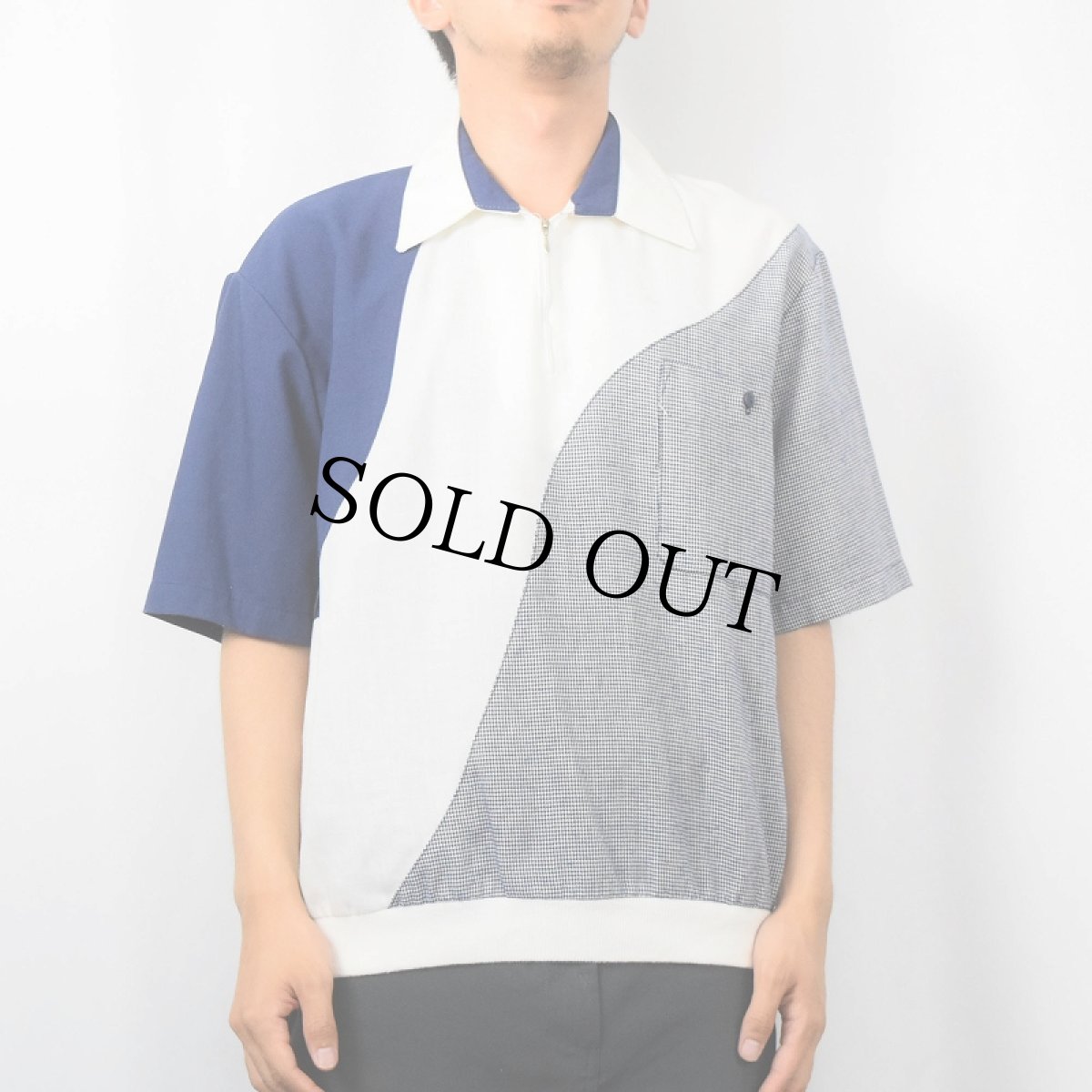 画像2: 80's Alan Stuart USA製 レーヨン×ポリエステル プルオーバーシャツ L (2)