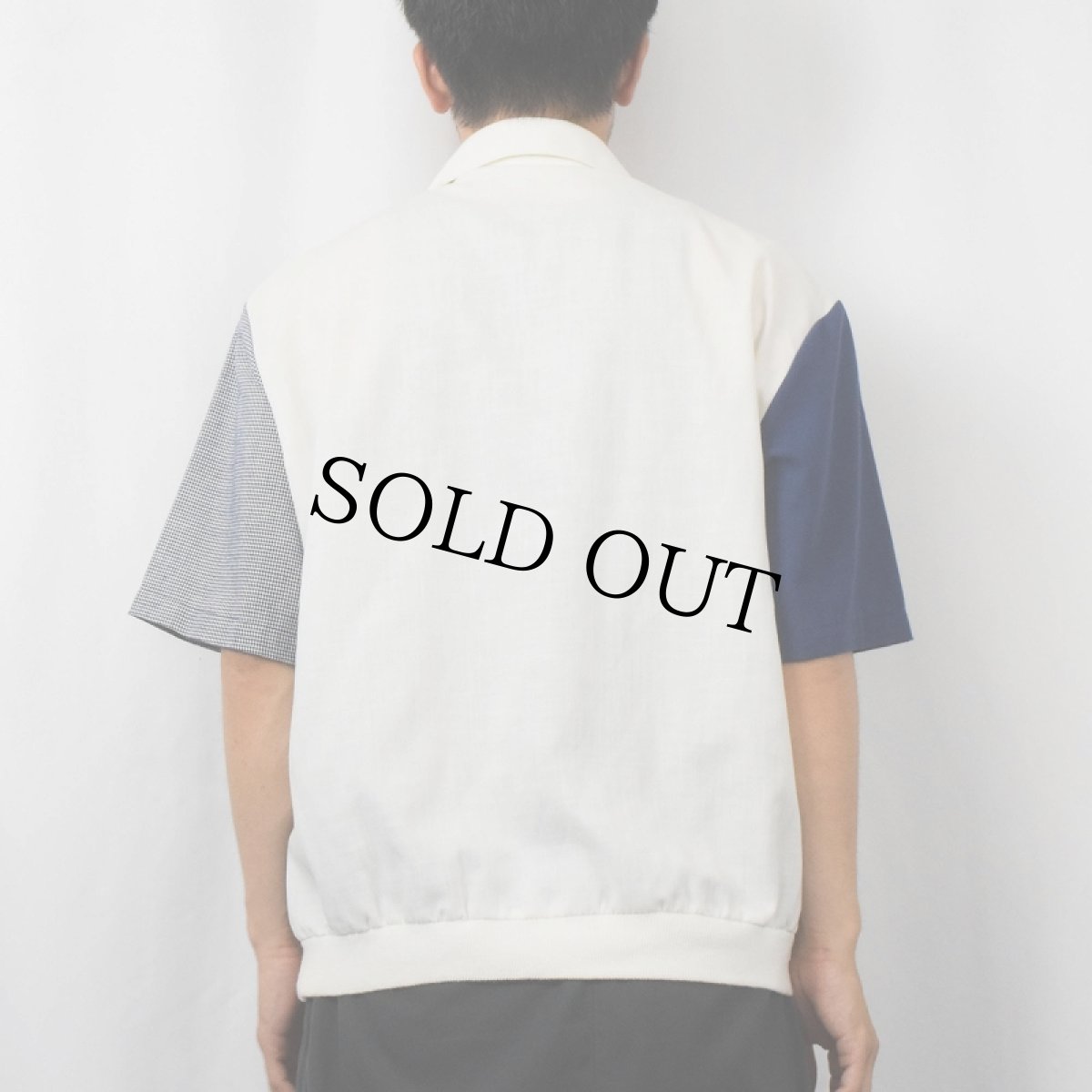 画像3: 80's Alan Stuart USA製 レーヨン×ポリエステル プルオーバーシャツ L (3)