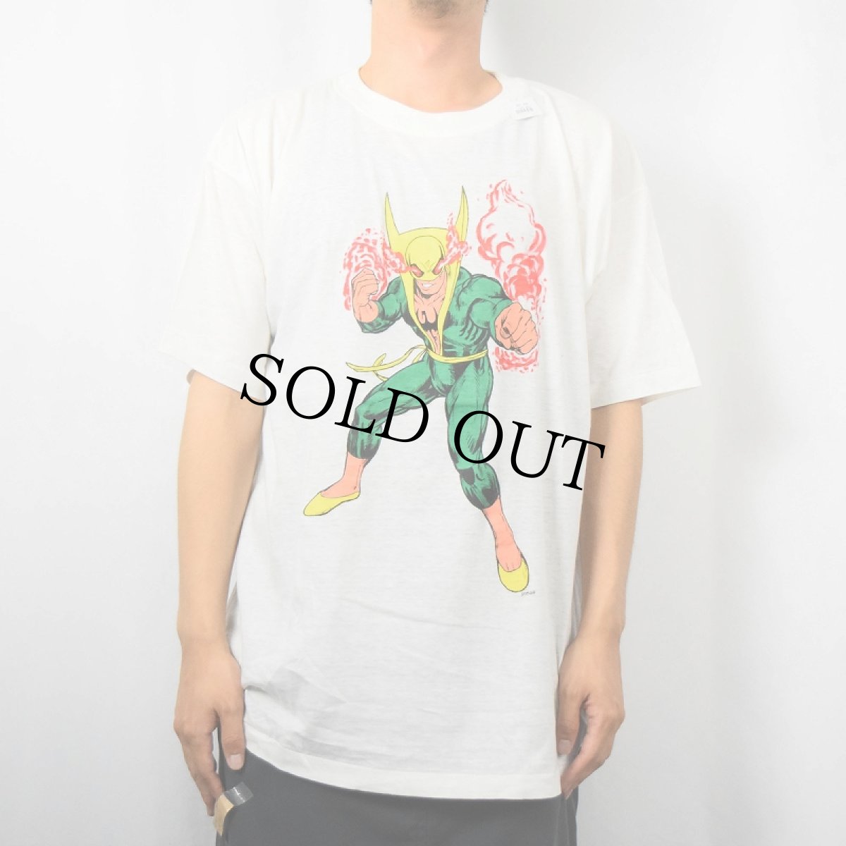 画像3: 80〜90's MARVEL COMICS アイアン・フィスト×ウルヴァリン ハンドペイントTシャツ (3)