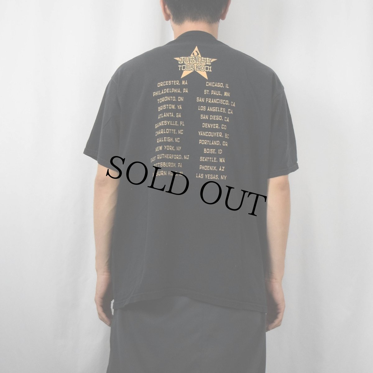 画像4: 2000's JANE'S ADDICTION USA製 "JUBILEE TOUR 2001" オルタナティブロックバンドツアーTシャツ L (4)