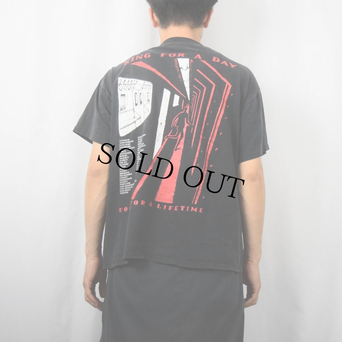 画像4: 【お客様専用ページ】90's FAITH NO MORE USA製 オルタナティヴ・ロックバンド プリントTシャツ BLACK L (4)