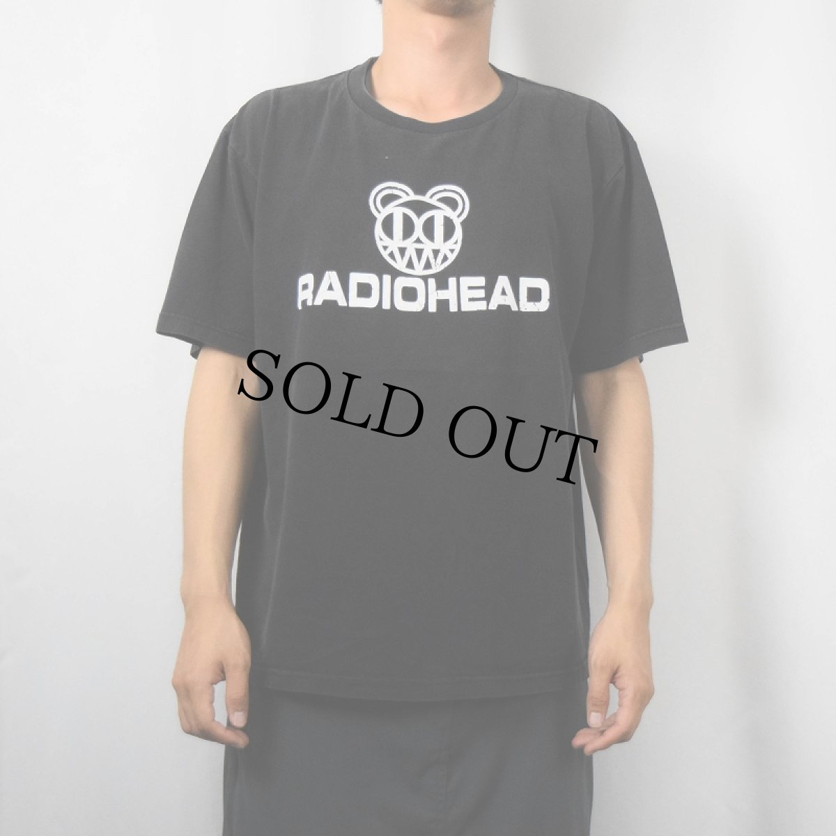 画像2: 90〜2000's RADIOHEAD ロックバンドプリントTシャツ BLACK L (2)