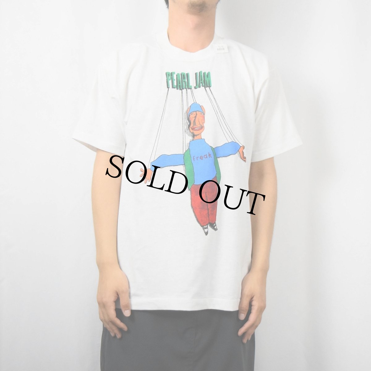 画像3: 90's PEARL JAM CANADA製 "freak" ロックバンドツアーTシャツ L (3)