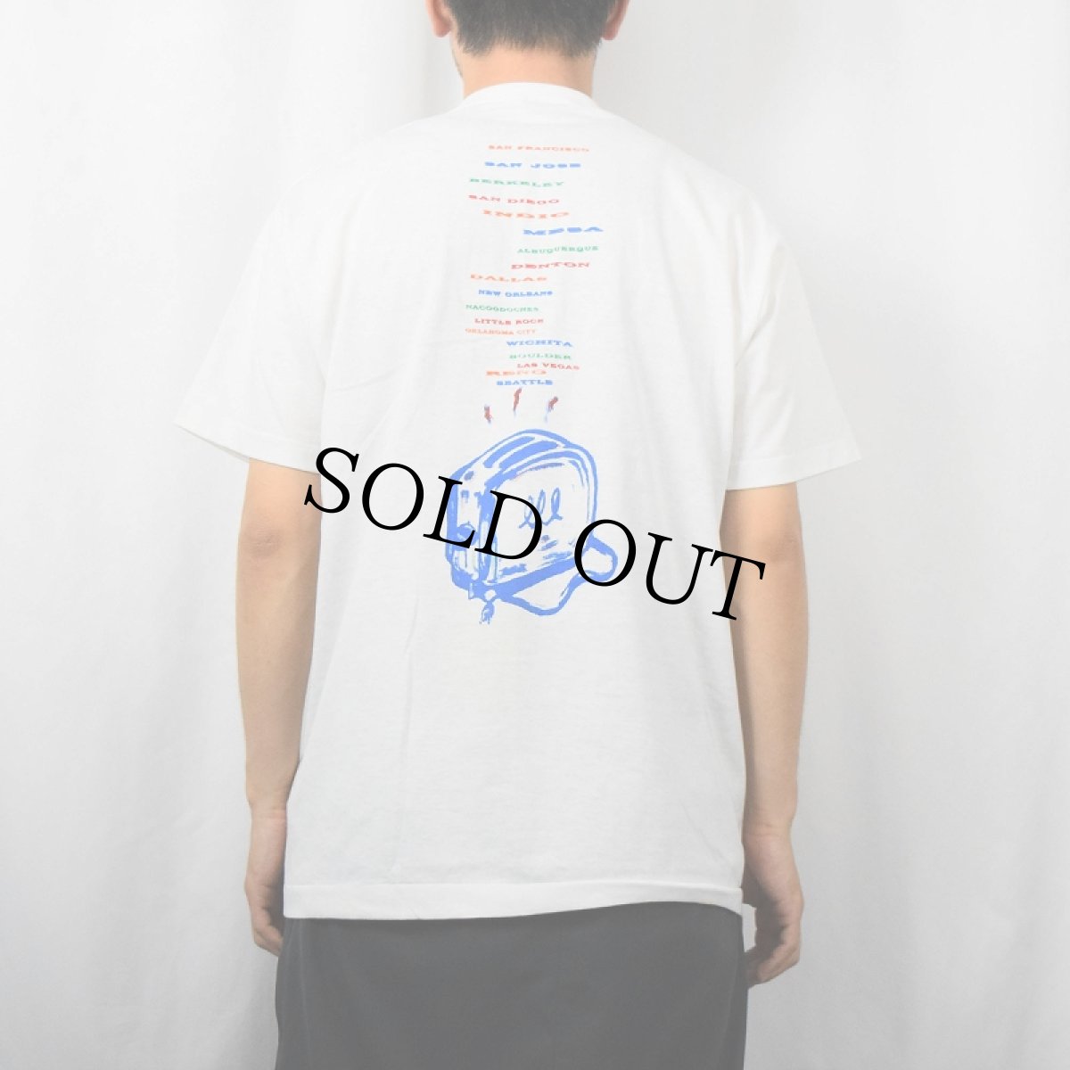 画像4: 90's PEARL JAM CANADA製 "freak" ロックバンドツアーTシャツ L (4)