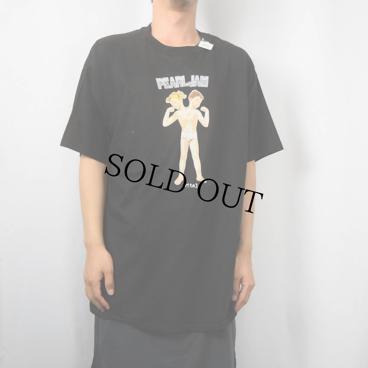 画像2: PEARL JAM "Vital Circulation Tour" ロックバンドツアーTシャツ BLACK XL (2)