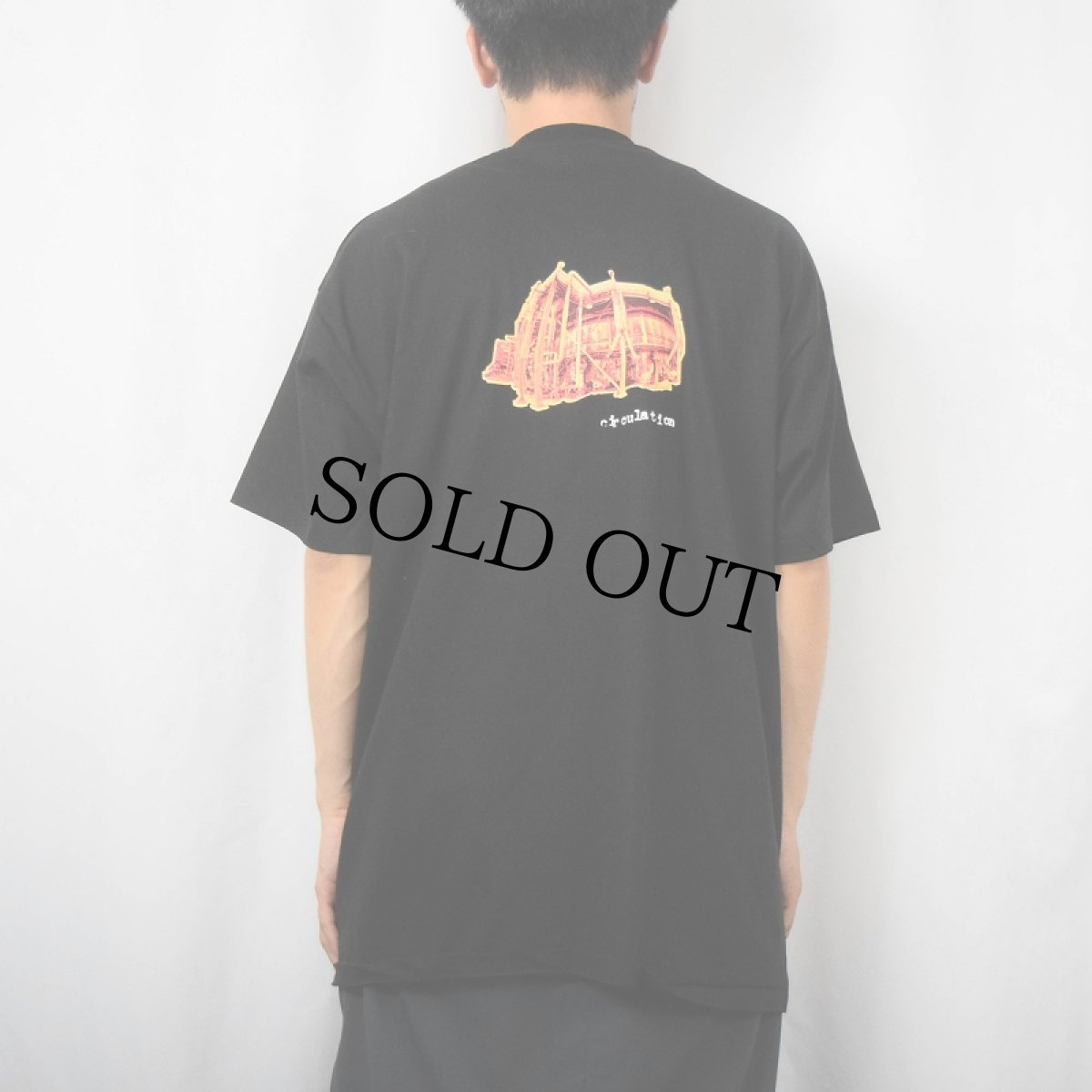 画像3: PEARL JAM "Vital Circulation Tour" ロックバンドツアーTシャツ BLACK XL (3)