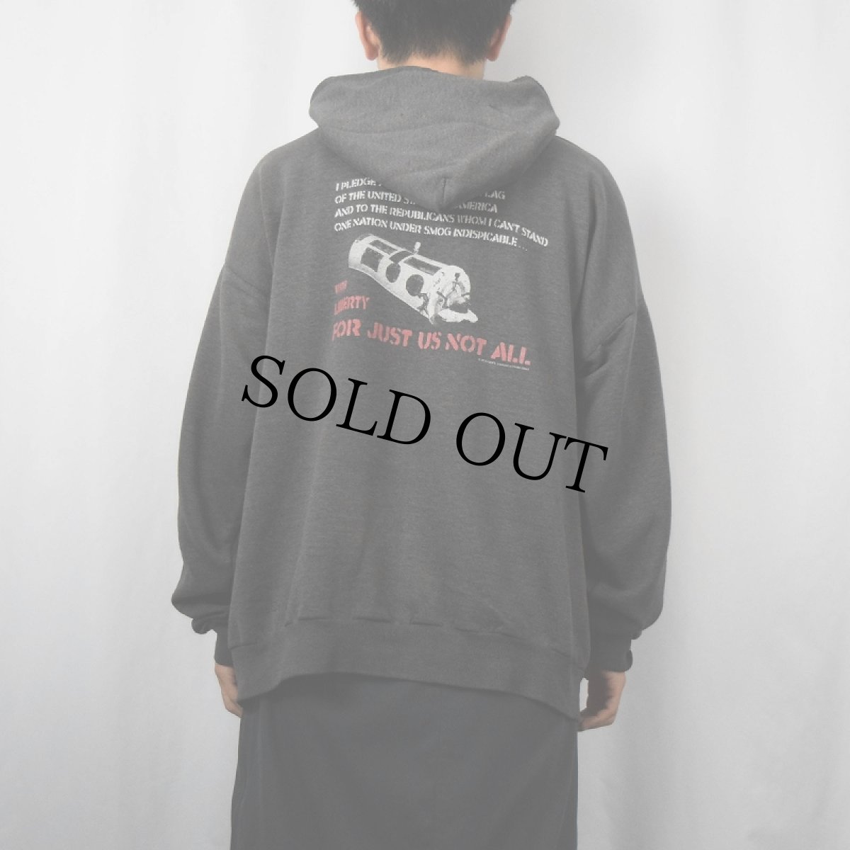 画像4: NOFX "THE DECLINE" パンク・ロック・バンド アルバムプリント スウェットフーディー XL (4)