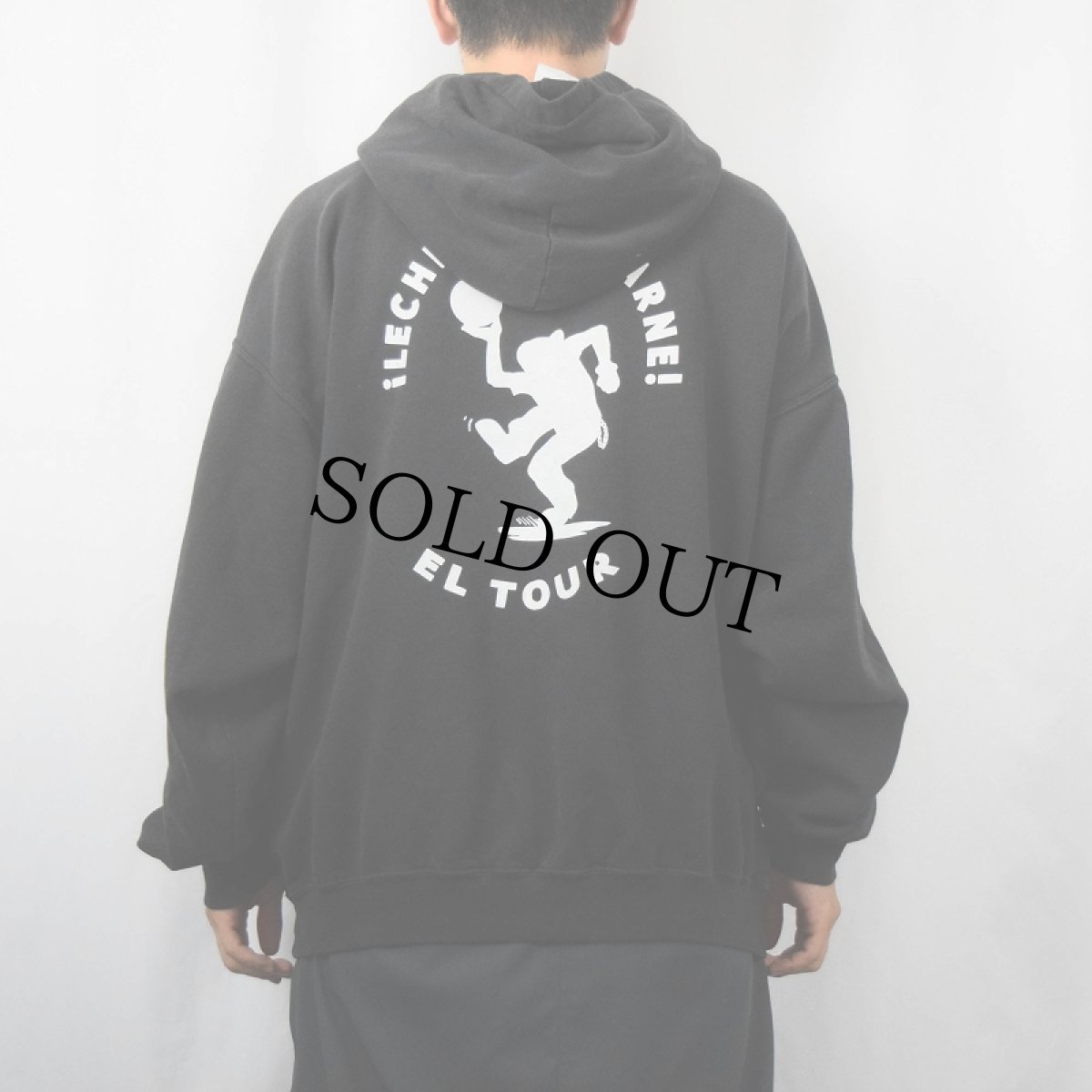 画像3: NO USE FOR A NAME ポップ・パンクバンド ロゴプリント スウェットフーディー BLACK XL (3)