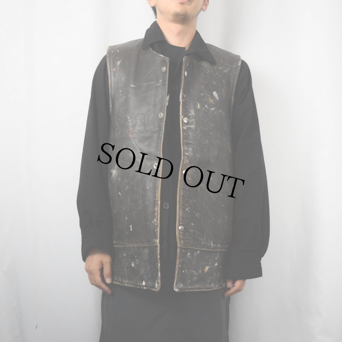 画像2: 〜50's  Unknown ジャーキンベスト (2)