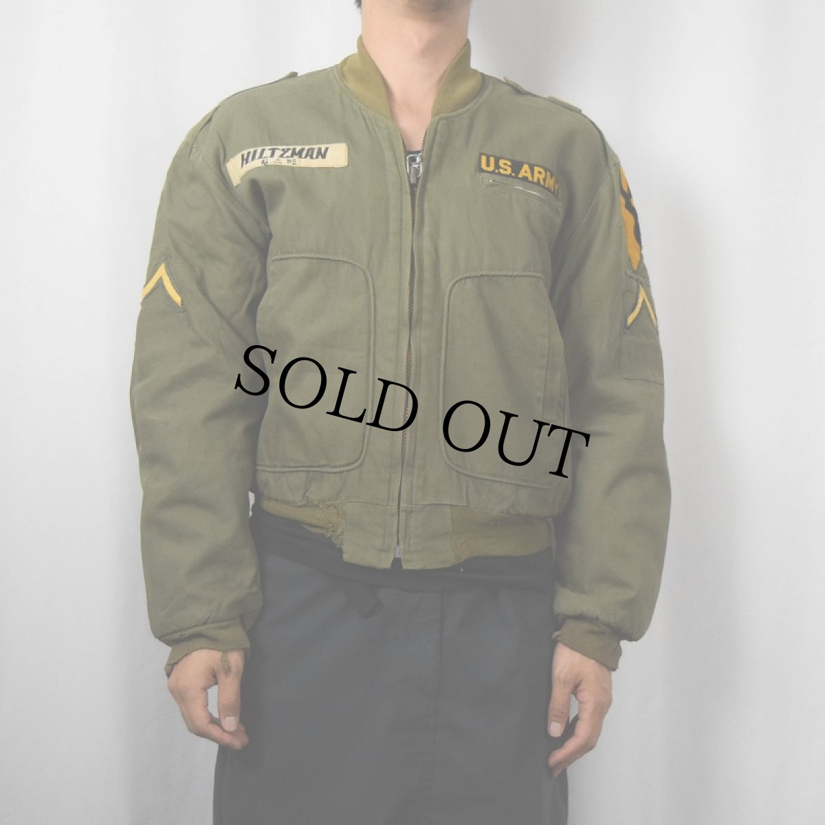 画像3: 50's U.S.ARMY TYPE L-2B "KOREA" 刺繍入り ツアージャケット M (3)