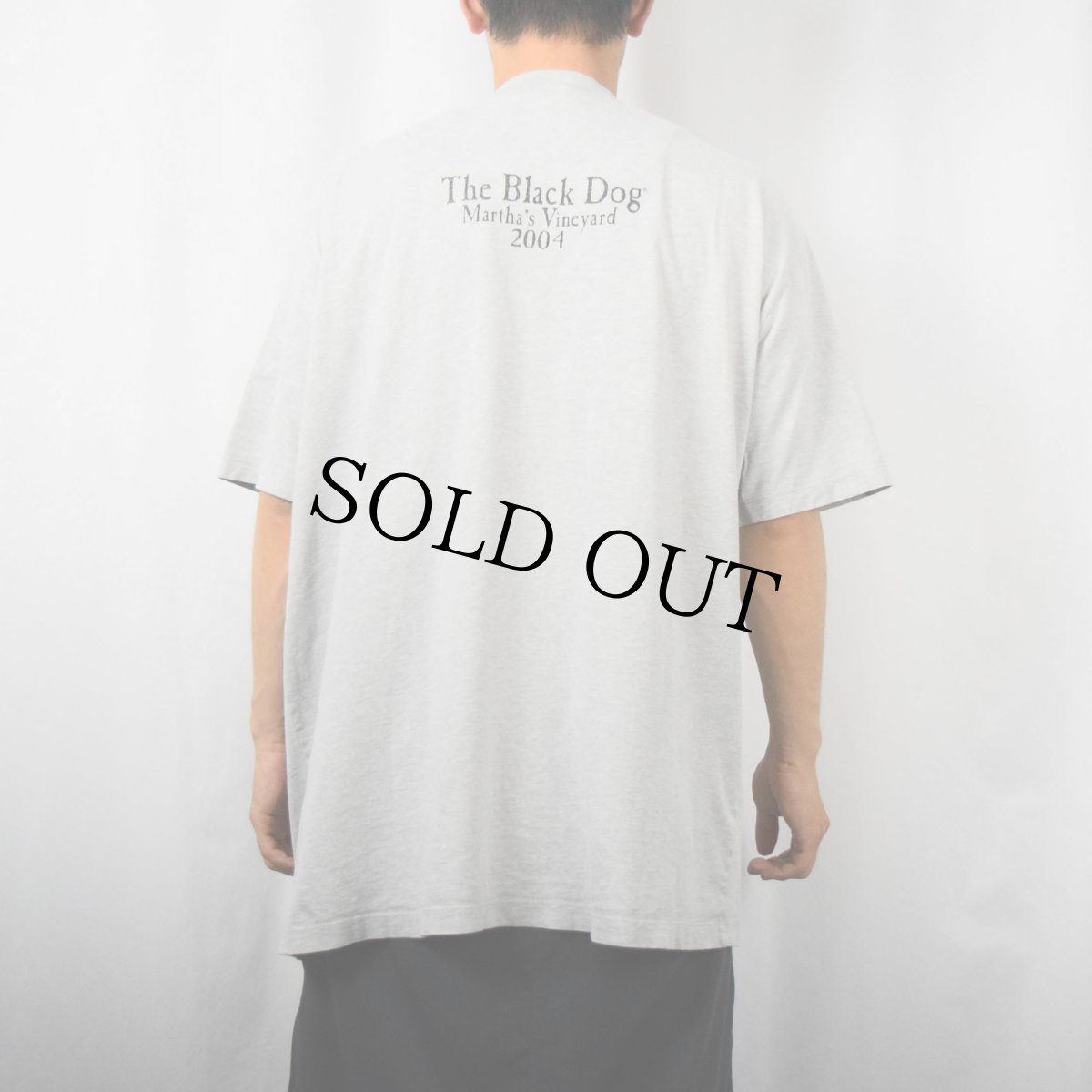 画像3: The Black Dog レストランプリントTシャツ L (3)