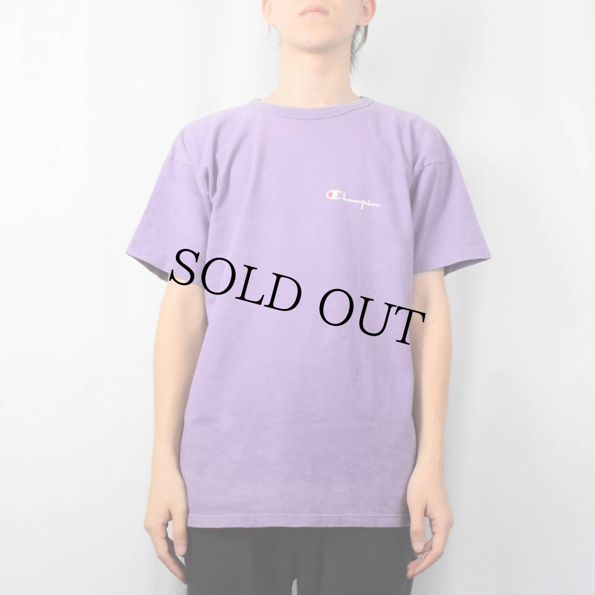 画像2: 80's Champion USA製 トリコタグ ロゴプリントTシャツ XL (2)