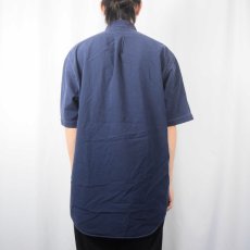 画像3: Ralph Lauren "BLAKE" ロゴ刺繍 ボタンダウンコットンシャツ M (3)