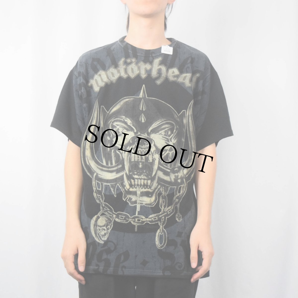 画像2: Mot?rhead ロックバンド 大判プリントTシャツ (2)