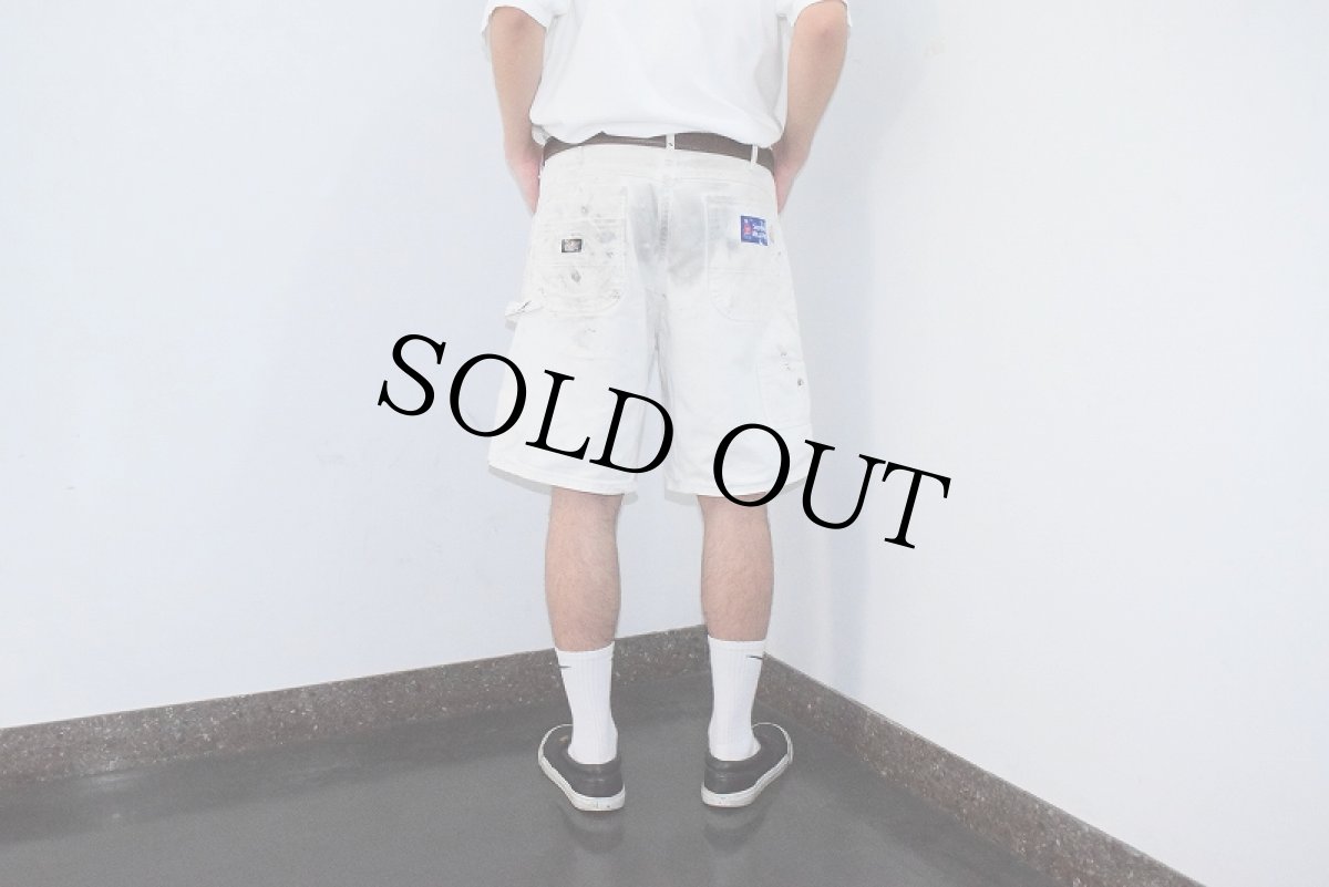 画像4: Dickies ペンキペイント ペインターショーツ W38 (4)