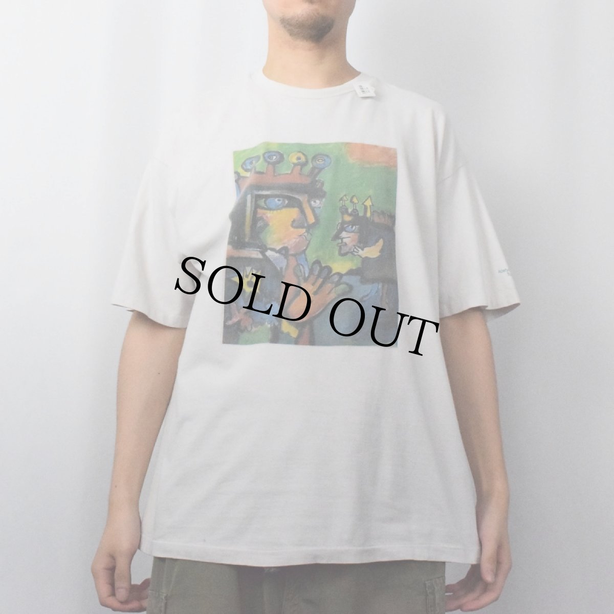 画像2: 90's Acetylsalicylic Acid Tour 1993 アートプリントTシャツ XL (2)