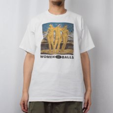 画像2: 【SALE】 90's Raffaello CANADA製 "The Three Craces" アートプリントTシャツ XL (2)