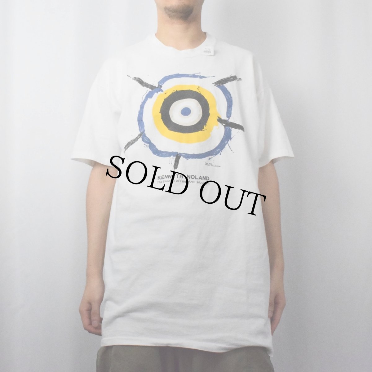 画像2: 90's Kenneth Noland "Context is The Key"アートプリントTシャツ ONE SIZE (2)