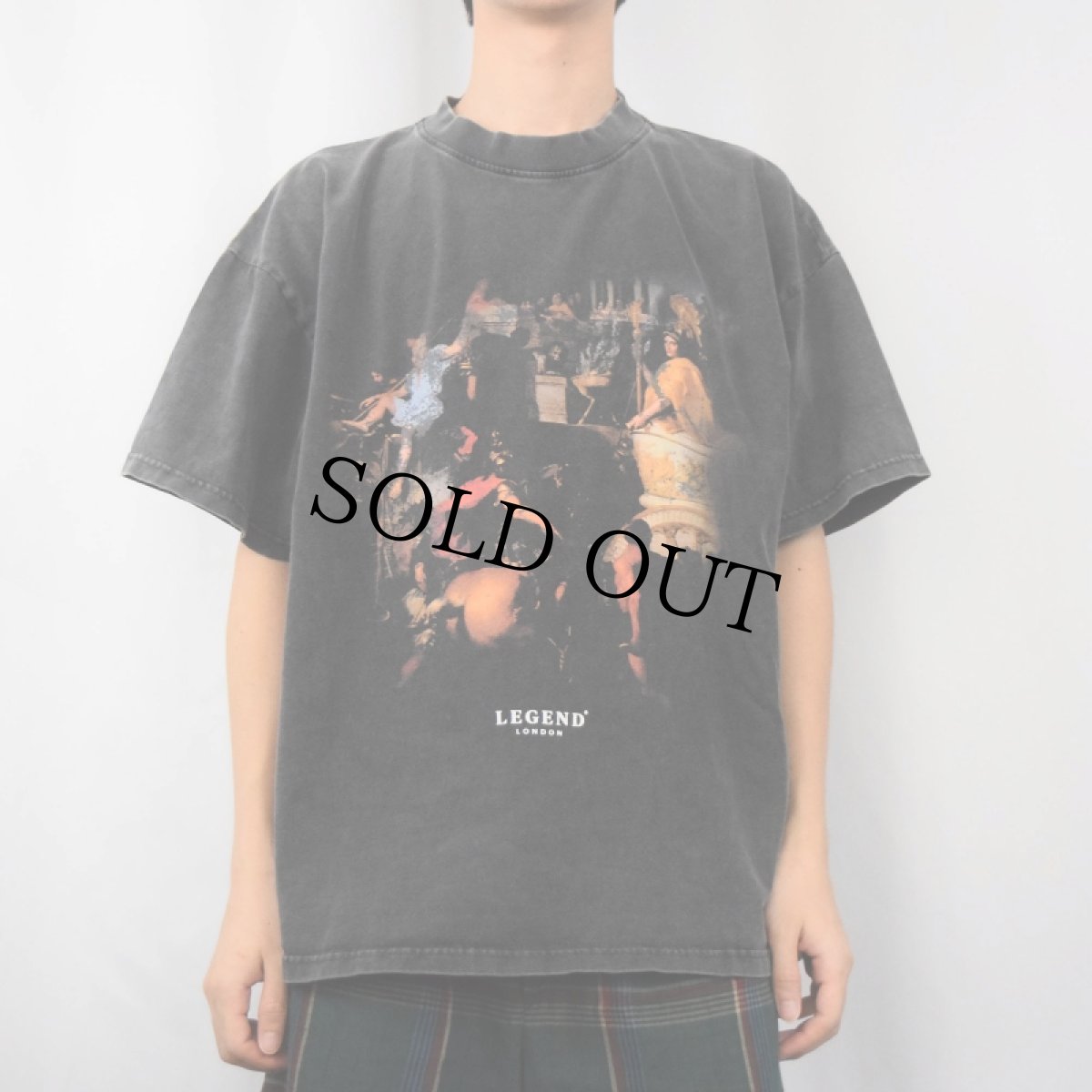 画像2: アートプリントTシャツ BLACK XL (2)