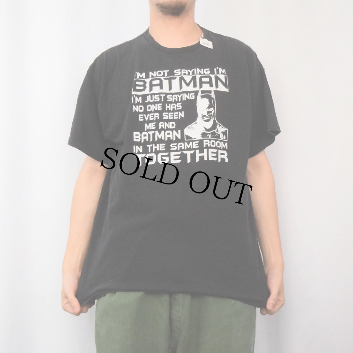 画像2: DC COMICS BATMAN キャラクタープリントTシャツ BLACK (2)