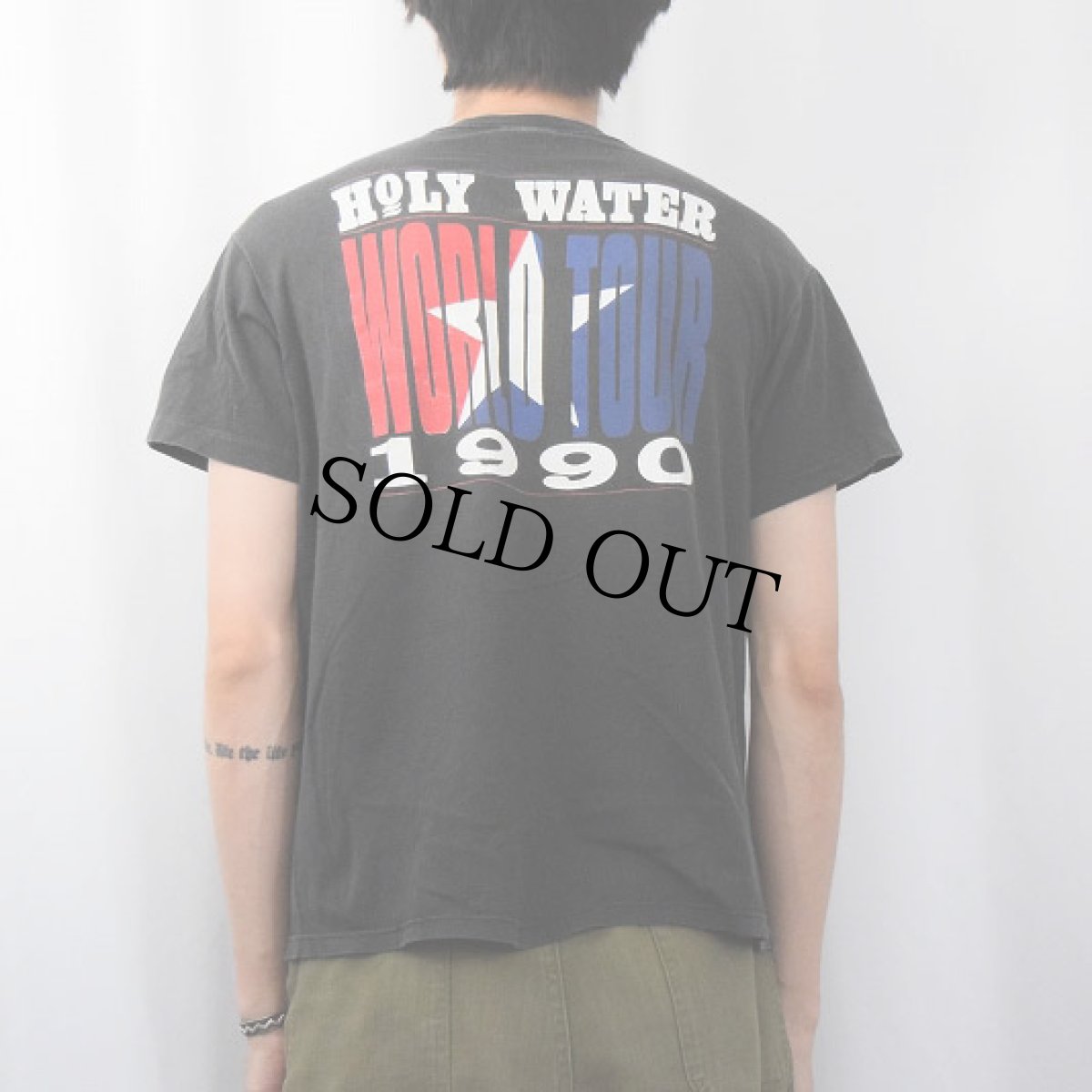 画像3: 90's BAD COMPANY USA製 "HOLY WATER" ロックバンドプリントTシャツ BLACK L (3)