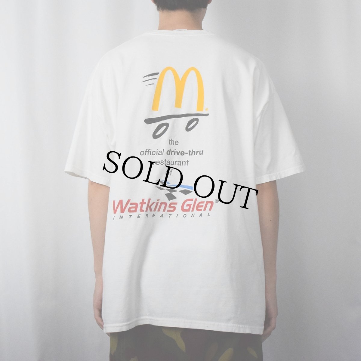 画像4: McDonald's "I'm fast, I'm friendly, I'm lovin' it" 企業プリントTシャツ XL (4)