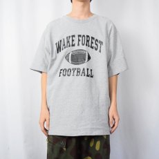 画像2: 90's "WAKE FOREST FOOTBALL" フットボールチーム プリントTシャツ (2)