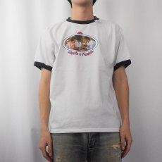 画像2: 【SALE】 REVENGE OF THE NERDS "What a Frush?" コメディ映画プリントリンガーTシャツ (2)