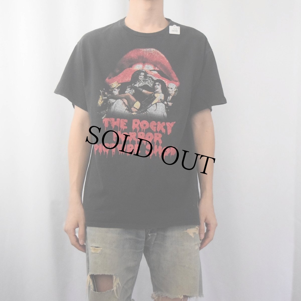 画像2: THE ROCKY HORROR PICTURE SHOW ホラー映画プリントTシャツ L (2)