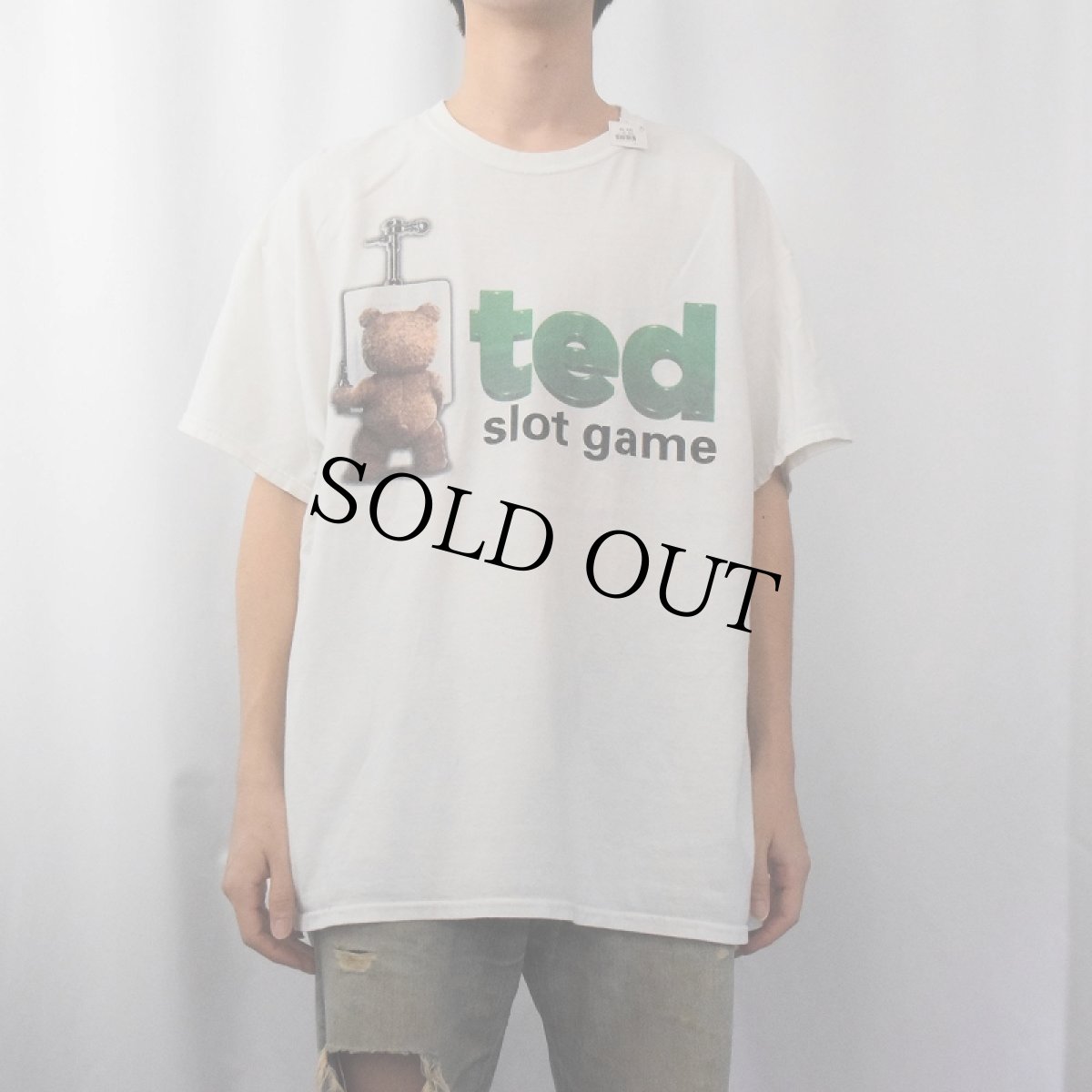 画像3: ted "slot game" 映画キャラクタープリントTシャツ XL (3)