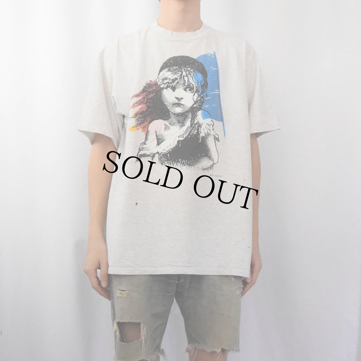 画像3: 90's Les Miserables USA製 ミュージカルプリントTシャツ XL (3)