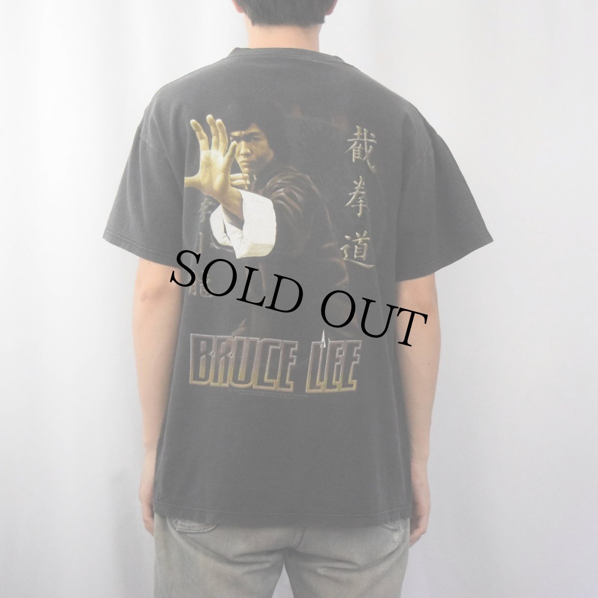 画像4: Bruce Lee ハリウッド俳優プリントＴシャツ L (4)