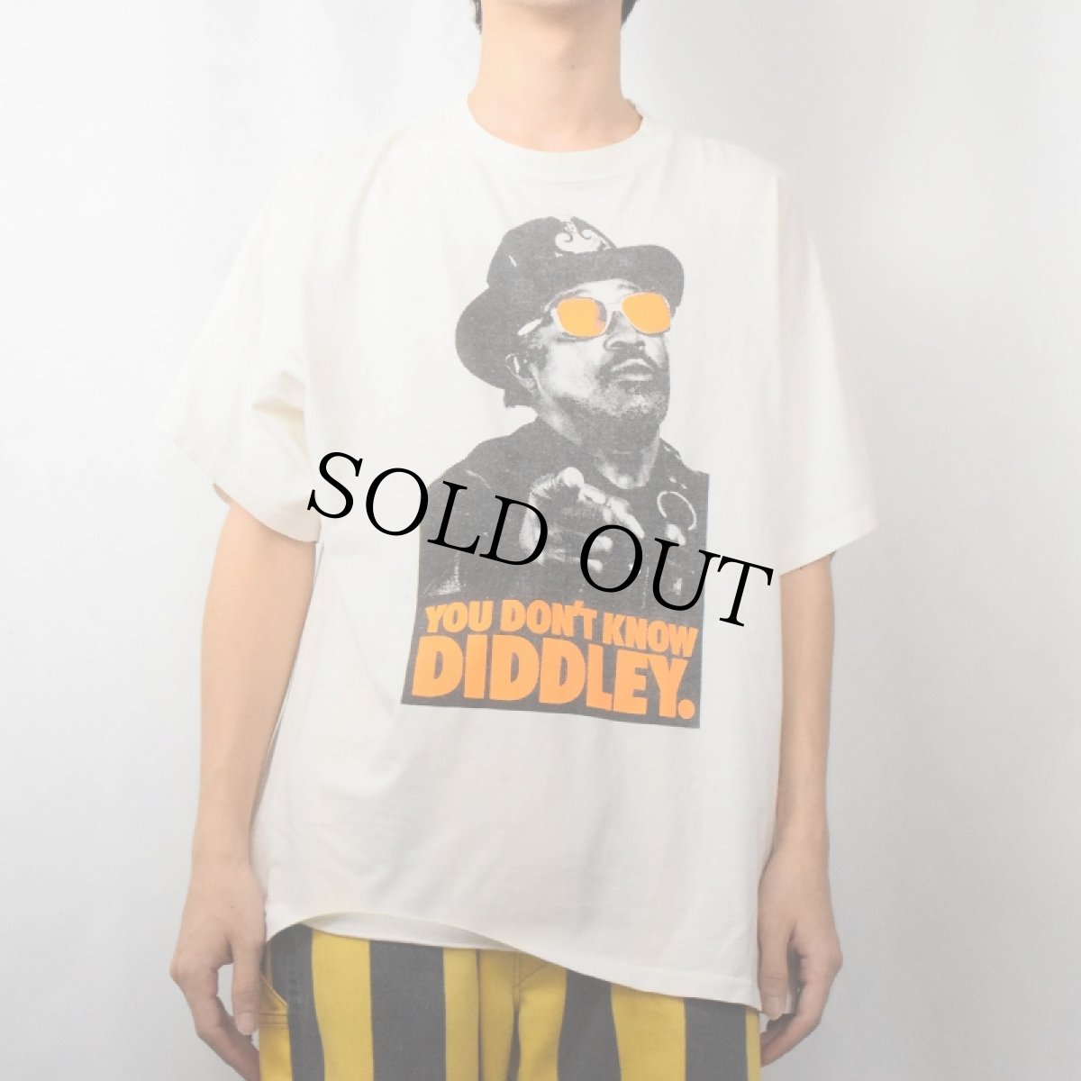 画像2: 【お客様専用ページ】90's NIKE USA製 "YOU DON'T KNOW DIDDLEY" ミュージシャンプリントTシャツ XL (2)