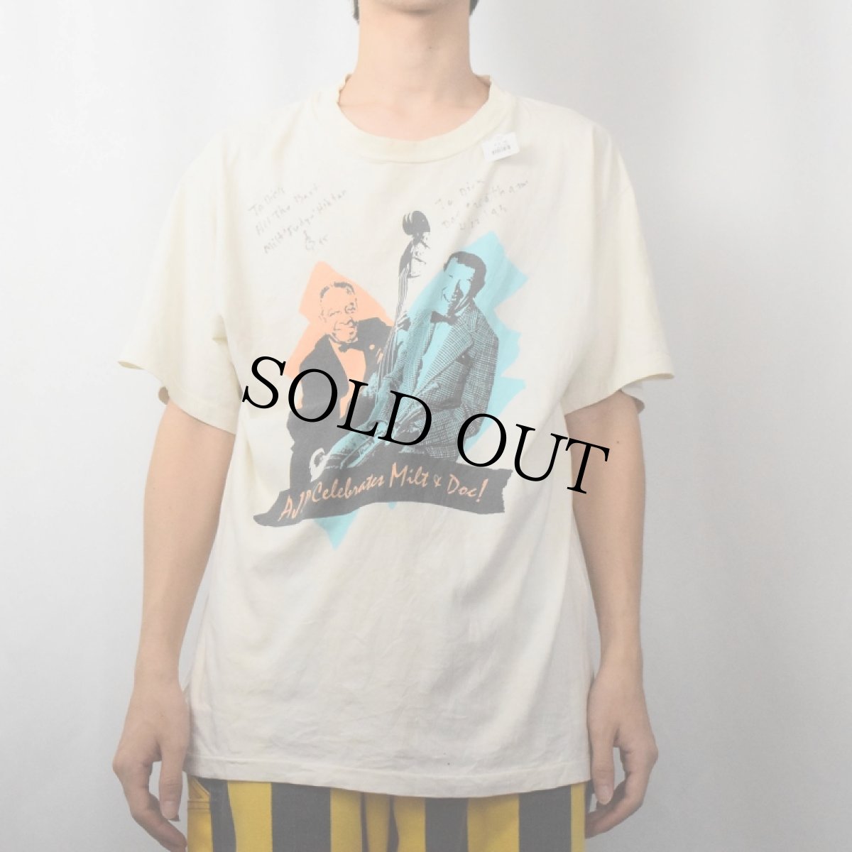 画像2: 90's ATLANTA JAZZ PARTY ジャズプリントTシャツ (2)