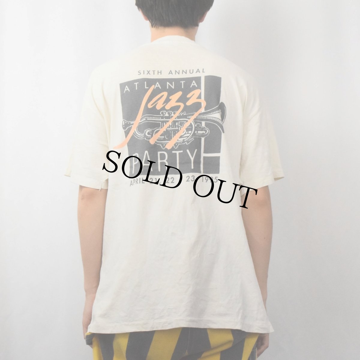 画像3: 90's ATLANTA JAZZ PARTY ジャズプリントTシャツ (3)