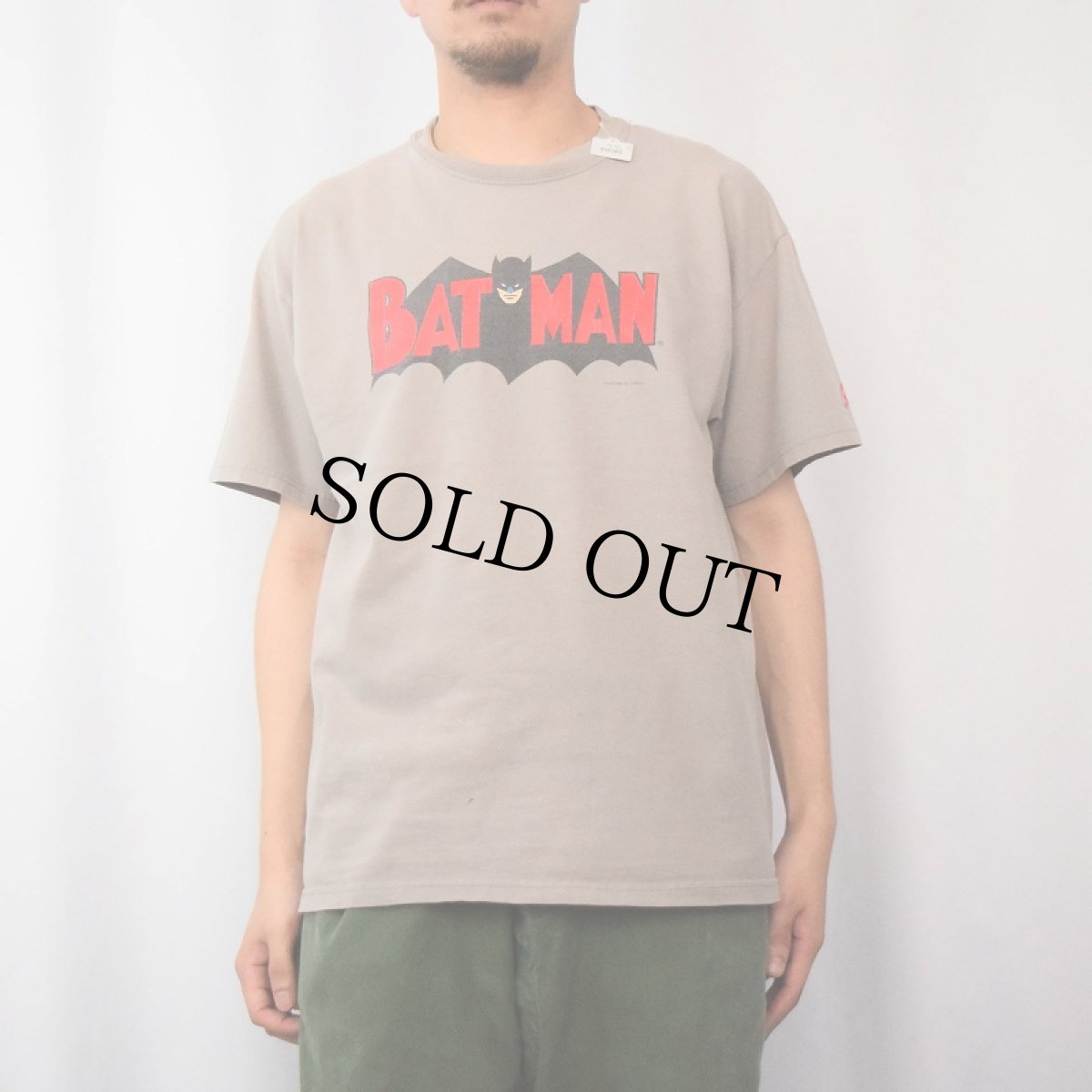 画像2: 2000's DC COMICS BATMAN キャラクタープリントTシャツ L (2)