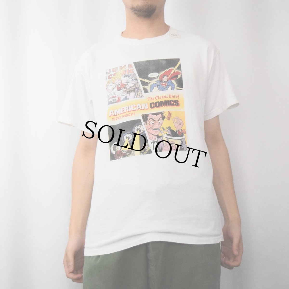 画像2: 90's DC COMICS アメコミプリントTシャツ L (2)