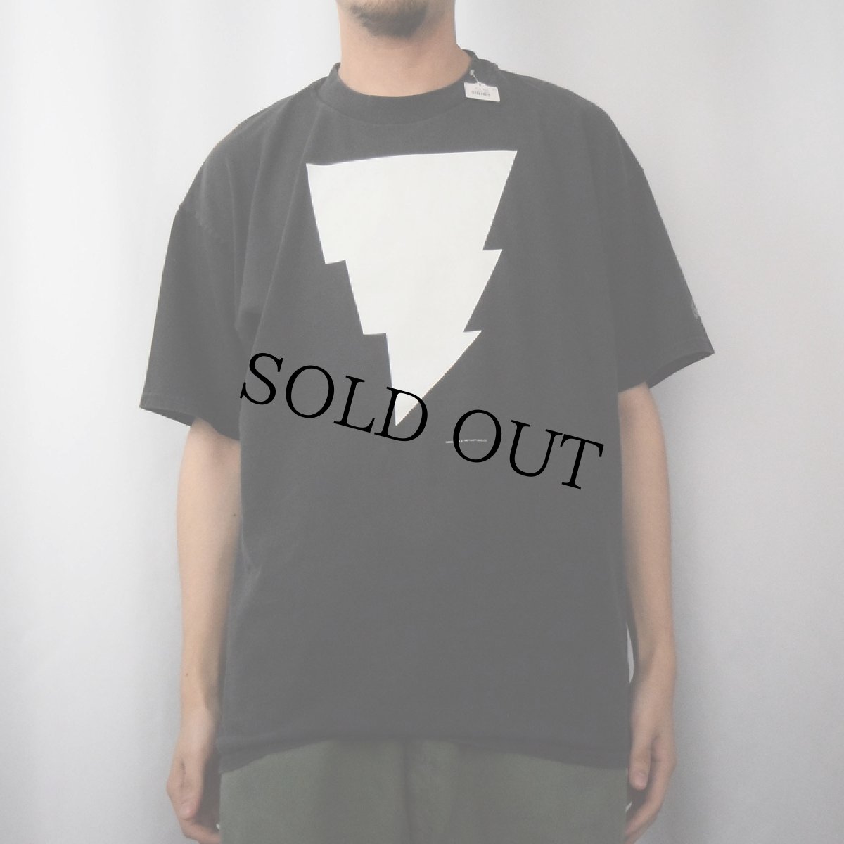 画像2:  90's Matt Wagner "CAPTAIN MARVEL" ロゴプリントTシャツ BLACK XL (2)