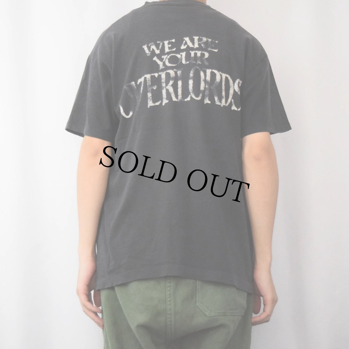 画像4: 90's Led Zeppelin USA製 "HAMMER of the GODS" ロックバンド プリントTシャツ BLACK (4)