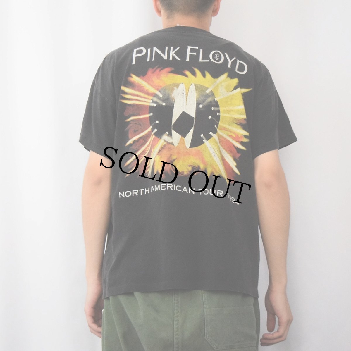 画像4: 90's PINK FLOYD USA製 ロックバンドツアープリントTシャツ BLACK XL (4)