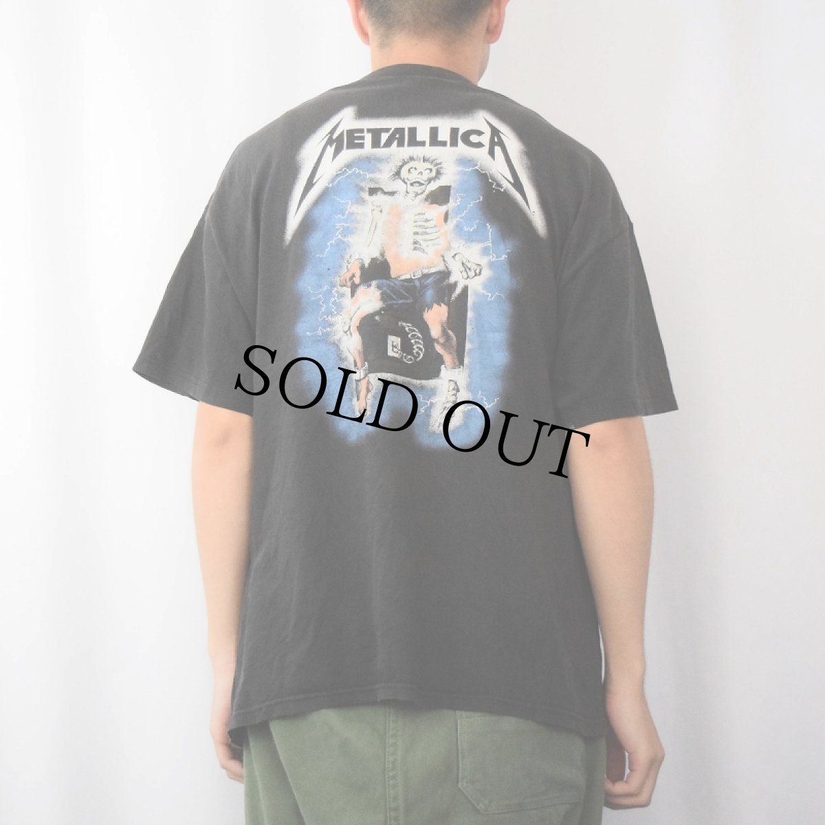 画像3: 2003 METALLICA USA製 "METAL UP YOUR ASS" ロックバンドプリントTシャツ BLACK (3)