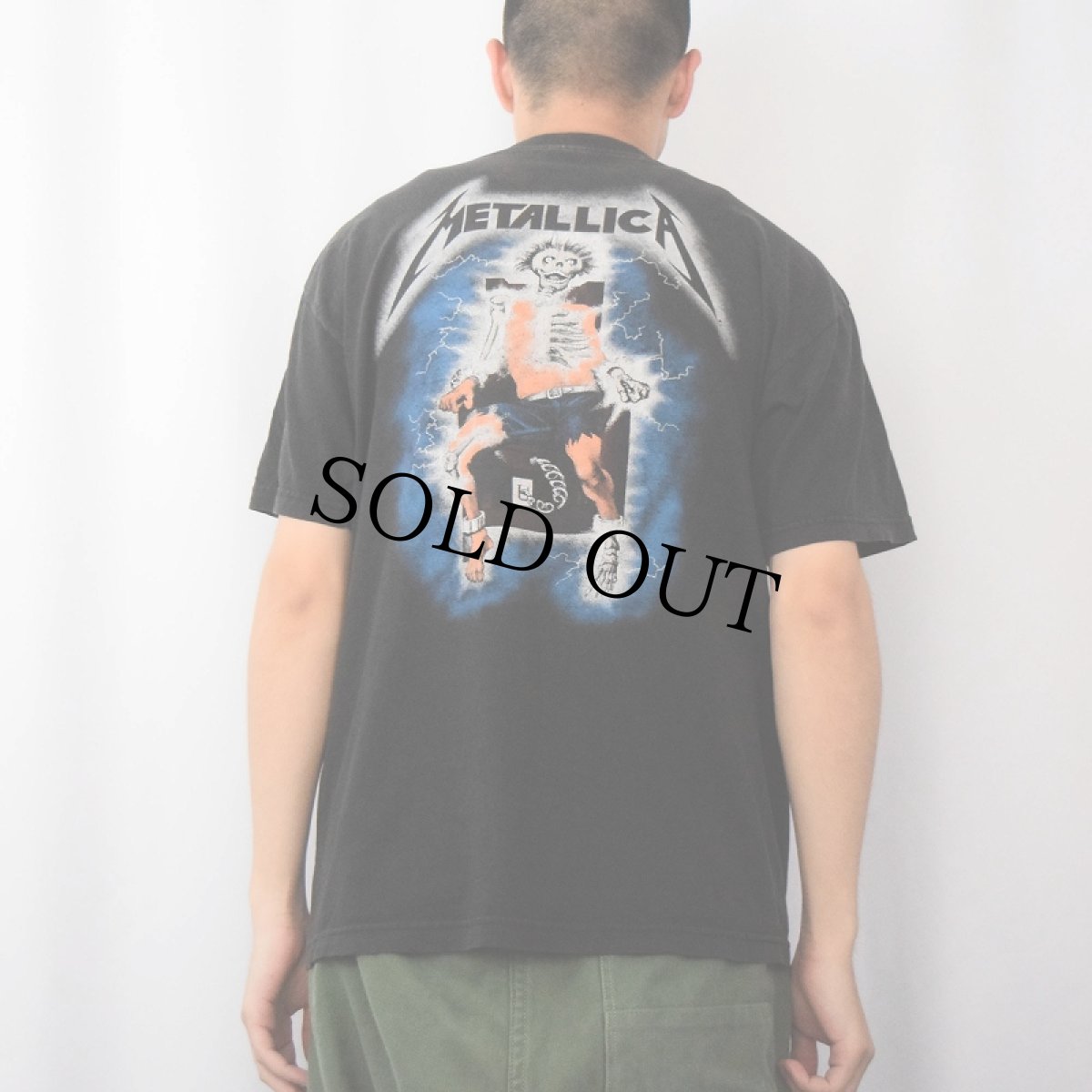 画像3: 90's METALLICA USA製 "METAL UP YOUR ASS" ロックバンドプリントTシャツ BLACK L (3)