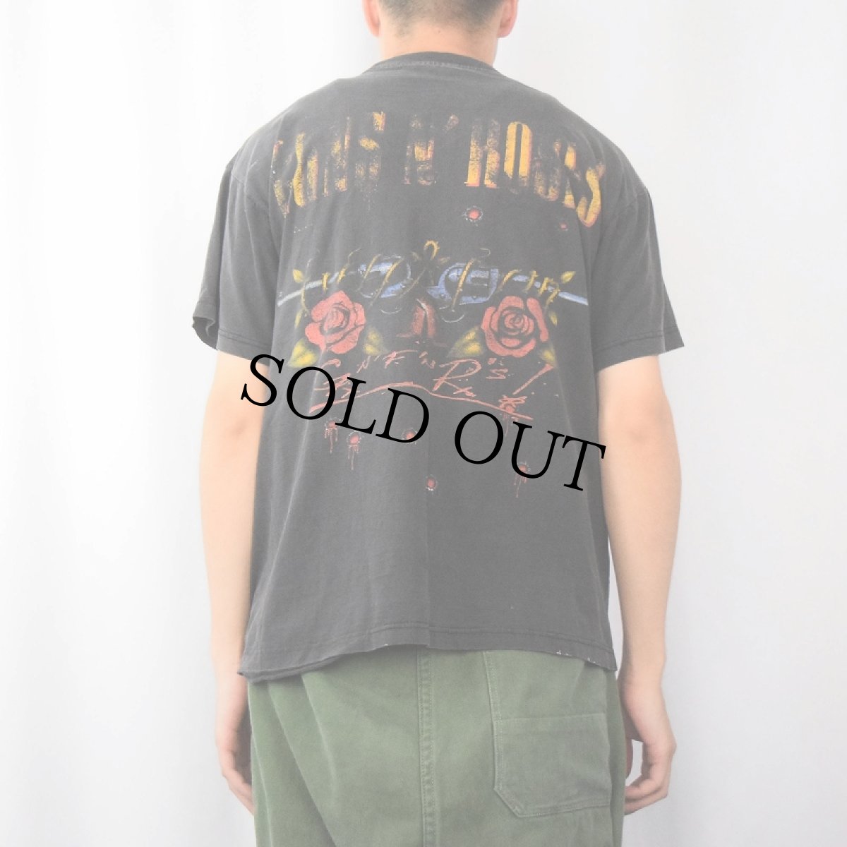 画像4: GUNS N' ROSES ロックバンドTシャツ BLACK XL (4)